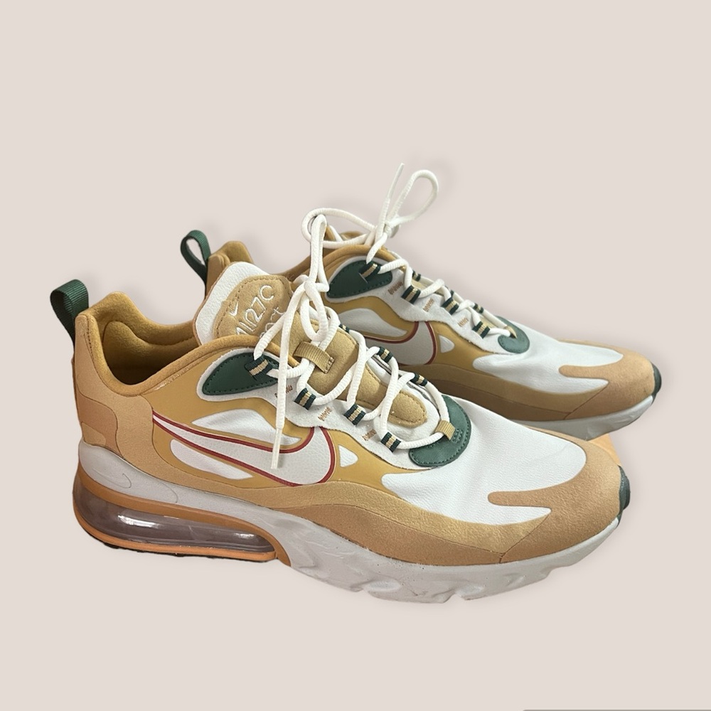 Nike Air Max 270 React Reggae Running Shoes - Groove Through Your Runs in Style!